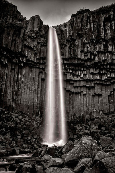 Photograph Johannes Frank Johannesson Svartifoss on One Eyeland